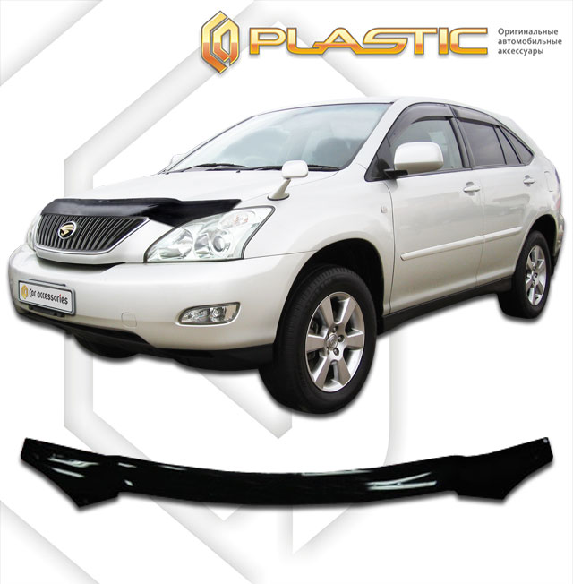 Дефлектор капота (Classic черный) Toyota Harrier 