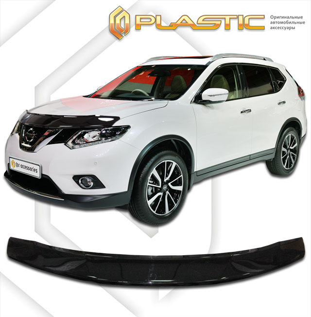 Дефлектор капота (Classic черный) Nissan X-Trail III поколение, джип/suv 5 дв.
