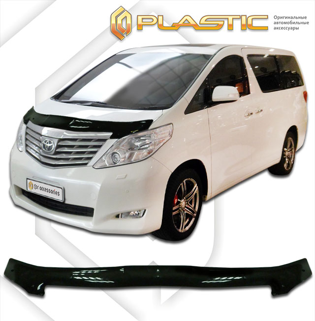 Дефлектор капота (Classic черный) Toyota Alphard 