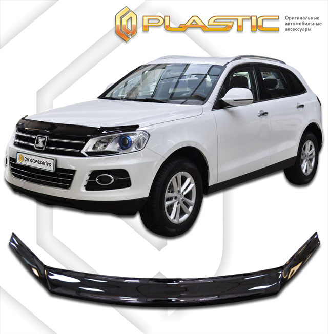 Дефлектор капота (Classic черный) Zotye T600 