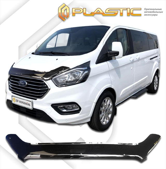 Дефлектор капота (Classic черный) Ford Tourneo Custom