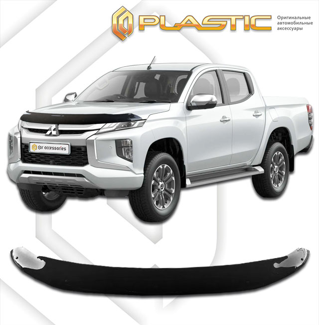 Дефлектор капота (Серия "Полноцвет" Коллекция) Mitsubishi L200 