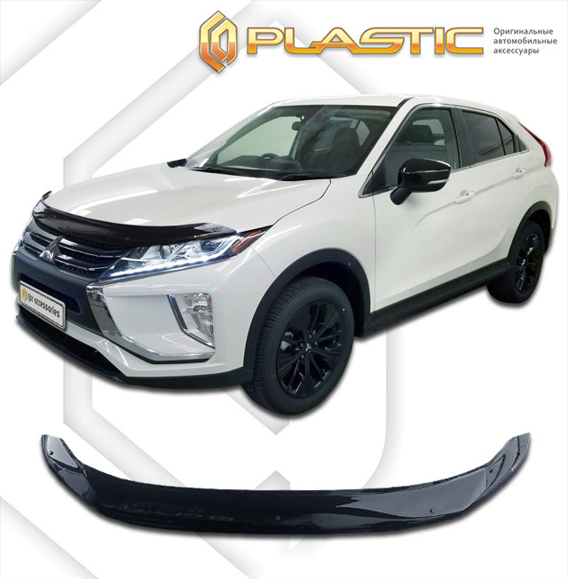 Дефлектор капота (Classic черный) Mitsubishi Eclipse Cross 