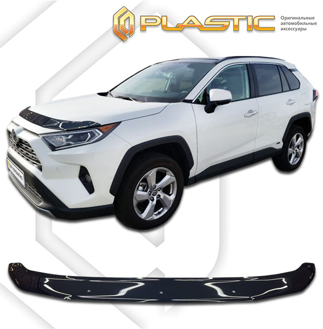 Дефлектор капота (Classic черный) Toyota Rav4 V поколение, джип/suv 5 дв.