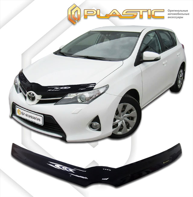 Дефлектор капота (Classic черный) Toyota Auris 