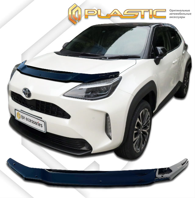 Дефлектор капота (Classic черный) Toyota Yaris Cross I поколение, джип/suv 5 дв., 