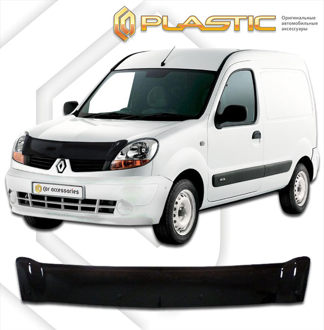 Дефлектор капота (Classic черный) Renault Kangoo 