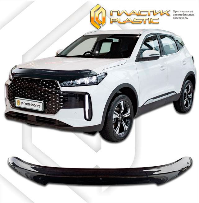 Дефлектор капота (Classic черный) Tenet T4 I поколение, джип/suv 5 дв.