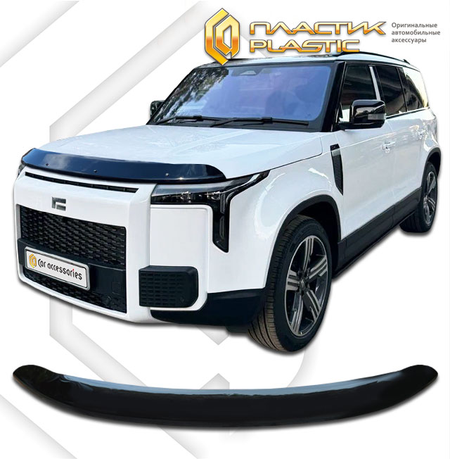 Дефлектор капота (Classic черный) ROX 01 I поколение, джип/suv 5 дв.