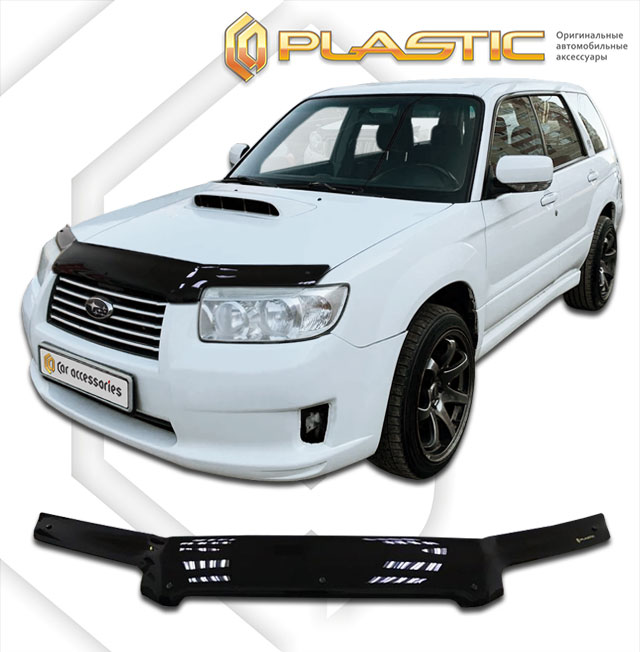 Дефлектор капота (Classic черный) Subaru Forester 
