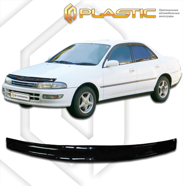 Дефлектор капота (Classic черный) Toyota Carina 