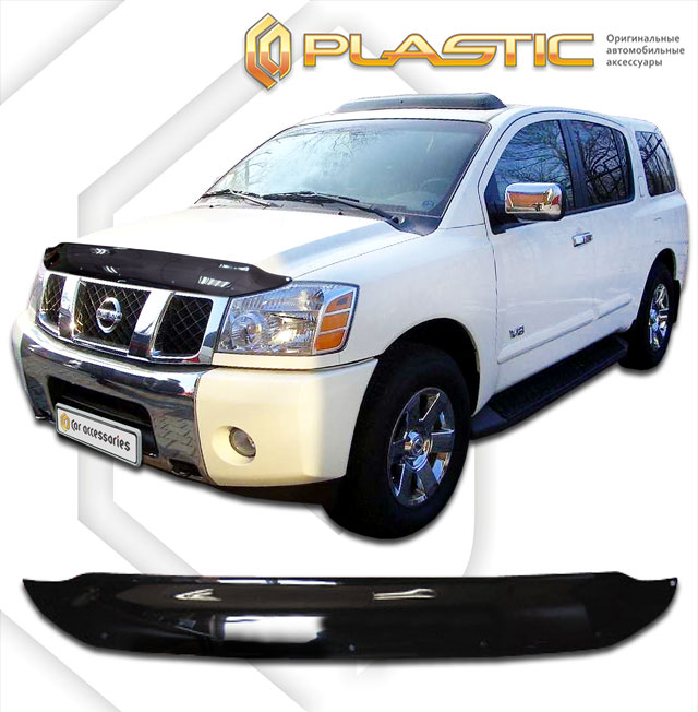 Дефлектор капота (Серия "Полноцвет" Коллекция) Nissan Armada 