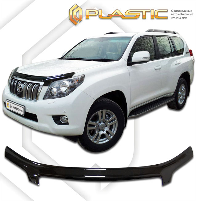 Дефлектор капота (Classic черный) Toyota Land Cruiser Prado IV поколение, джип/suv 5 дв. 
