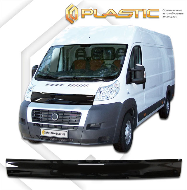 Дефлектор капота (Classic черный) Fiat Ducato III поколение, фургон/автобус/грузовик, рынок России