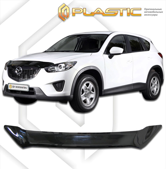 Дефлектор капота (Classic черный) Mazda CX-5 