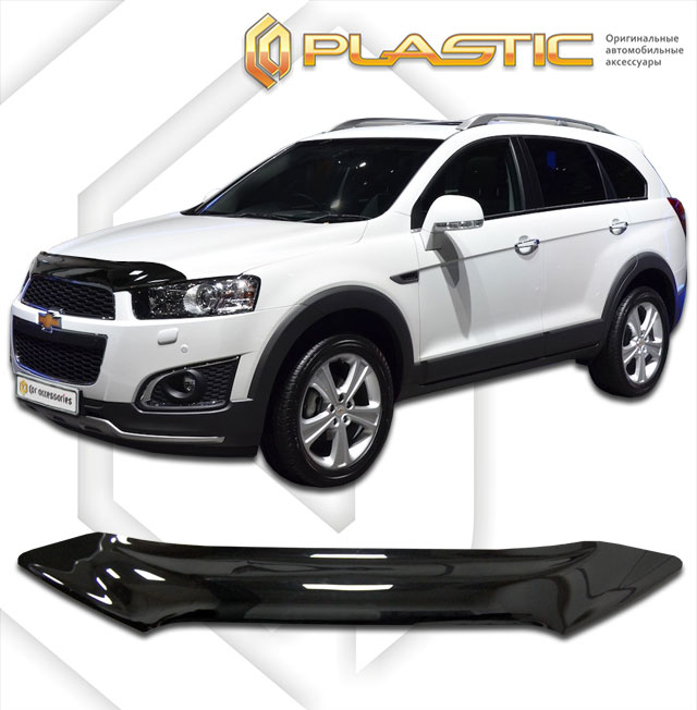 Дефлектор капота (Classic черный) Chevrolet Captiva 