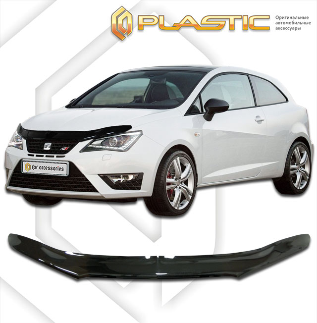 Дефлектор капота (Серия "Полноцвет" Коллекция) Seat Ibiza 