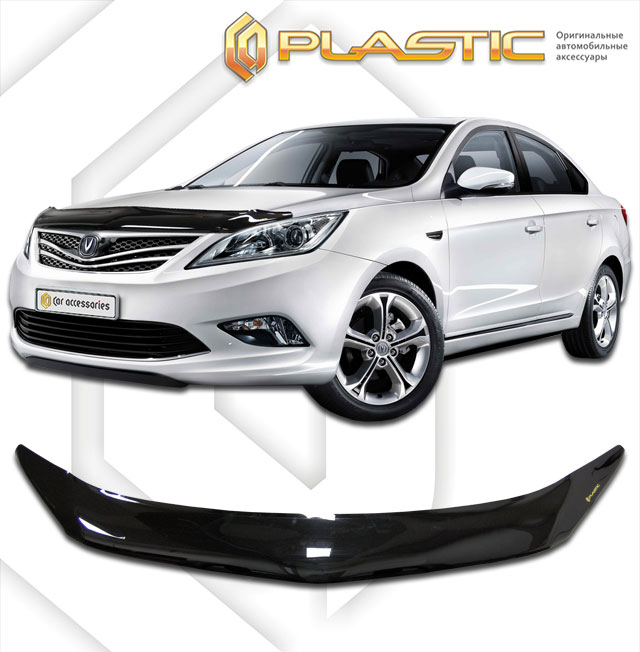 Дефлектор капота (Classic черный) Changan EADO I поколение, седан, рынок России