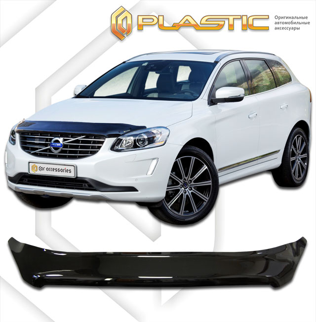 Дефлектор капота (Серия "Полноцвет" Коллекция) Volvo XC60 