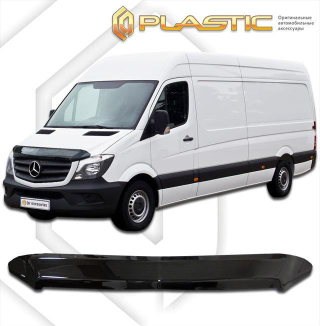 Дефлектор капота (Classic черный) Mercedes-Benz Sprinter 