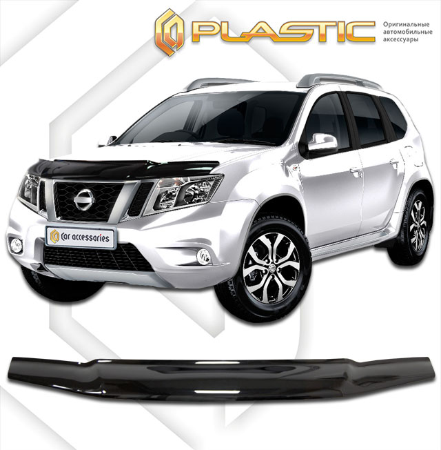 Дефлектор капота (Серия "Полноцвет" Коллекция) Nissan Terrano 