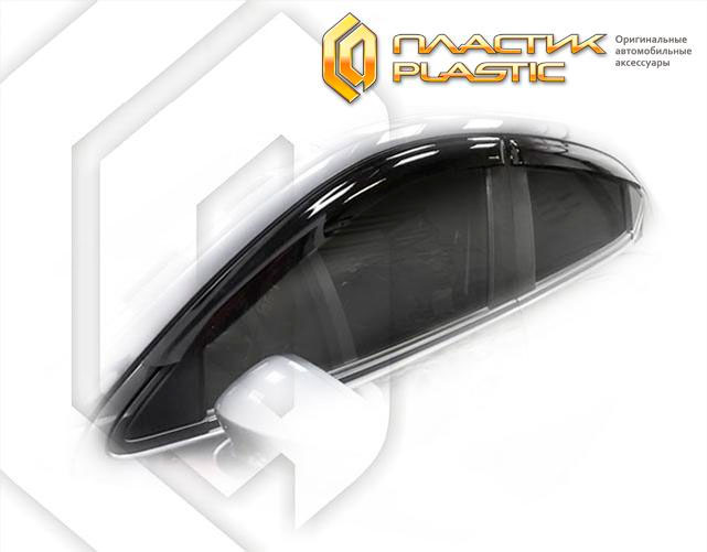Ветровики дверей (Classic полупрозрачный) Mazda 2 IV поколение, хэтчбек 5 дв.