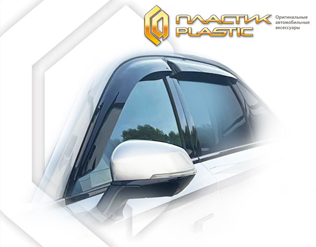 Ветровики дверей (Classic полупрозрачный) Haval F7x II поколение, джип/suv 5 дв.