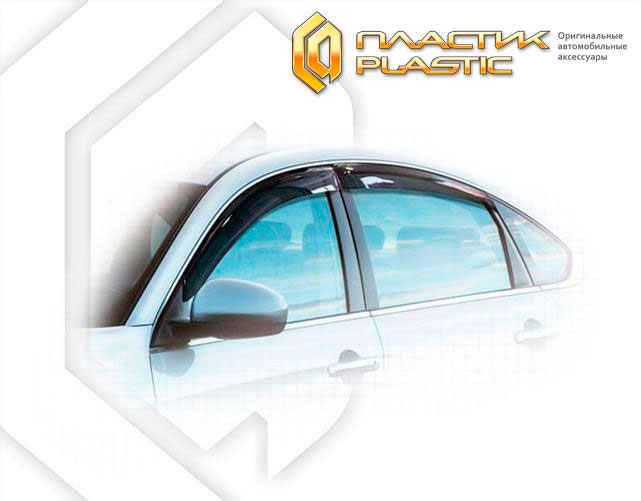 Ветровики дверей (Classic полупрозрачный) Dongfeng E11K I поколение, седан