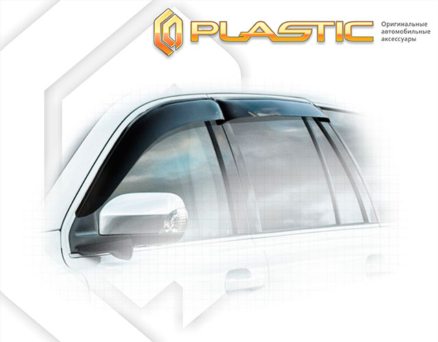Ветровики дверей (Classic полупрозрачный) Volvo XC90 Jeep/SUV 5 doors
