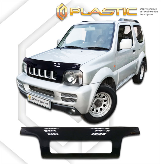 Дефлектор капота (exclusive) (Classic черный) Suzuki Jimny 